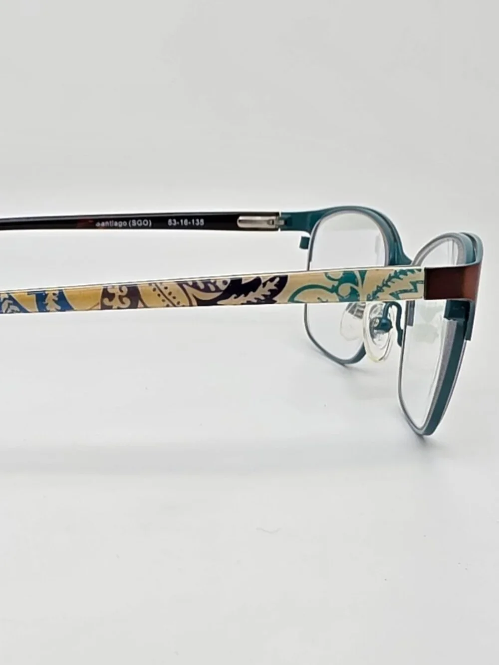 Vera Bradley Sharon Santiago Bronze Cat Eye Eyeglasses Frame w/ Case 53-16-135